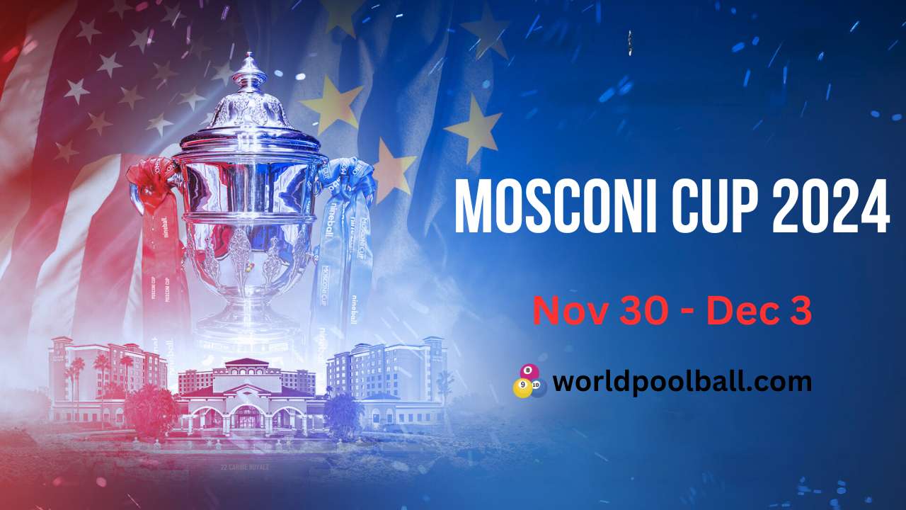 Mosconi Cup 2024 in Orlando, Florida World Nineball Tour Begins Nov 30